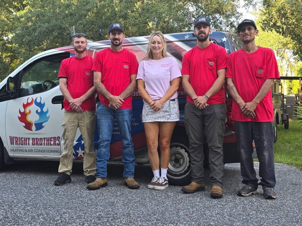 The Wright Brothers Heating & Air Conditioning team in St. Augustine, FL.
